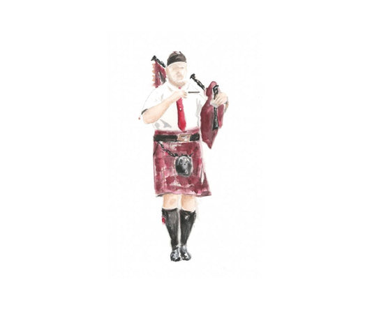 Red Bagpiper