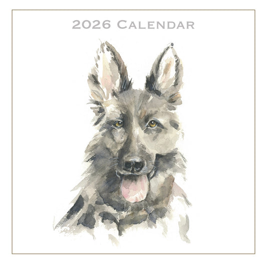 2026 Calendar 7x7  Dogs