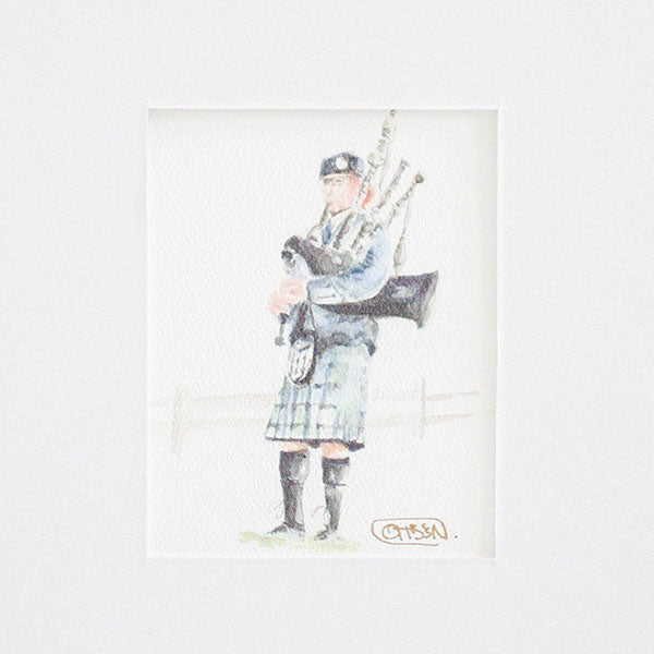 Spanish Bay Bagpiper