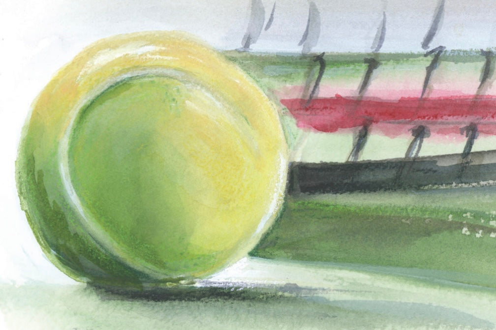 Tennis Icons Matted Prints